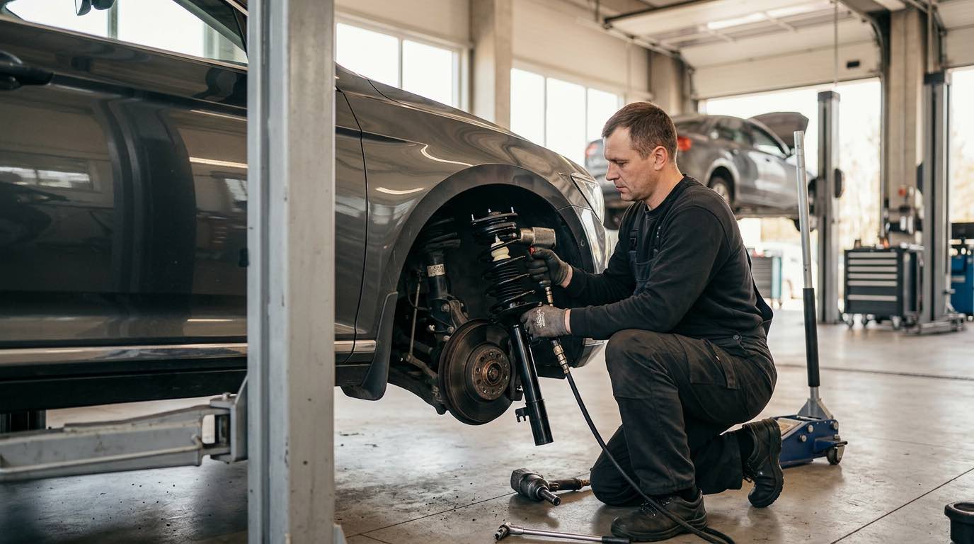 Amortizatorių keitimas Klaipėdoje – Autopit – darbai autoservise Vilnius