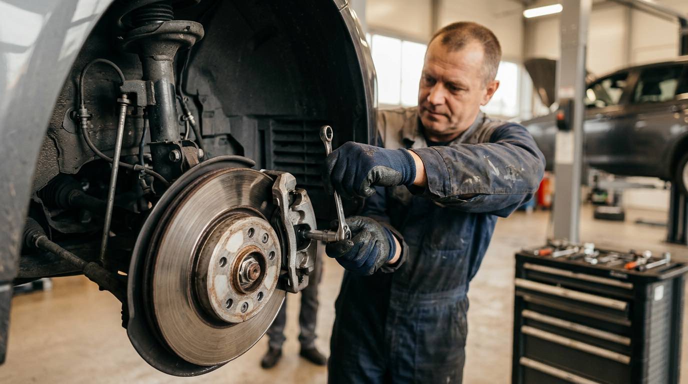 Apie mus – proceso detalė, autoservisas Vilnius