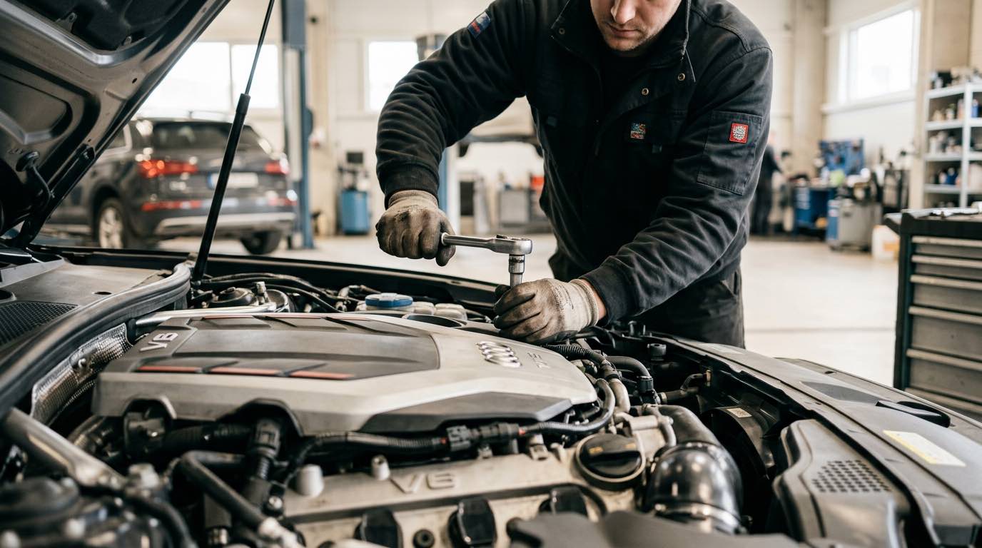 Audi servisas ir remontas Vilniuje – Automyla – proceso detalė, autoservisas Vilnius
