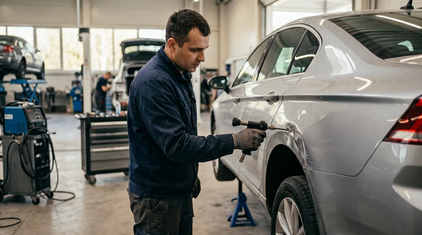 Automobilio kėbulo remontas Vilniuje - AutoDio – proceso detalė, autoservisas Vilnius