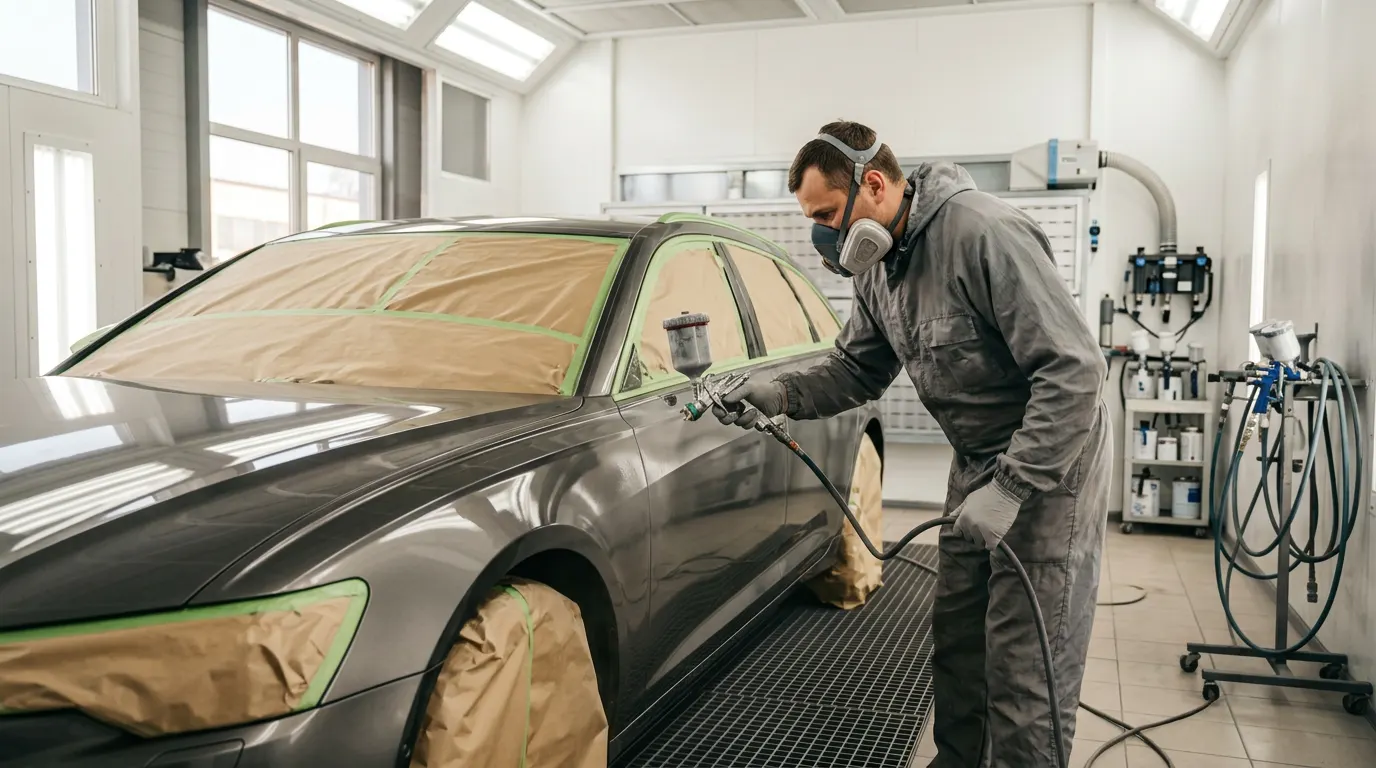 Automobilių dažymas Vilniuje – AutoDio – darbai autoservise Vilnius