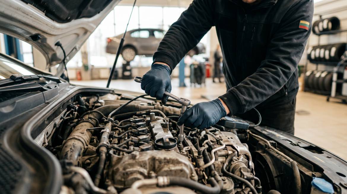 Automobilių markės – proceso detalė, autoservisas Vilnius