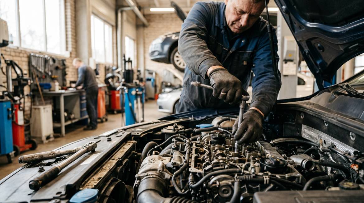 Automobilių remontas Vilniuje – Automyla – proceso detalė, autoservisas Vilnius