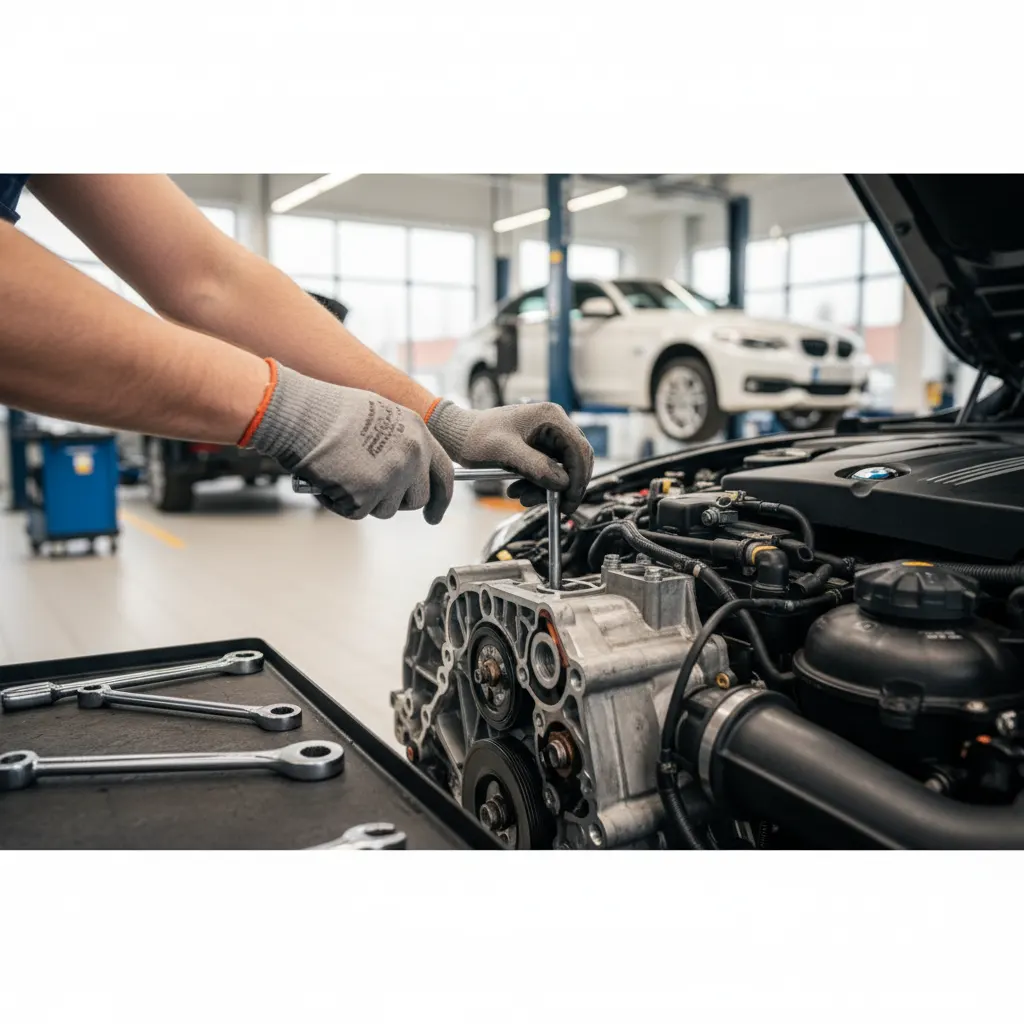 BMW servisas Kaune – vienas skambutis vietoj dešimties – proceso detalė, autoservisas Vilnius