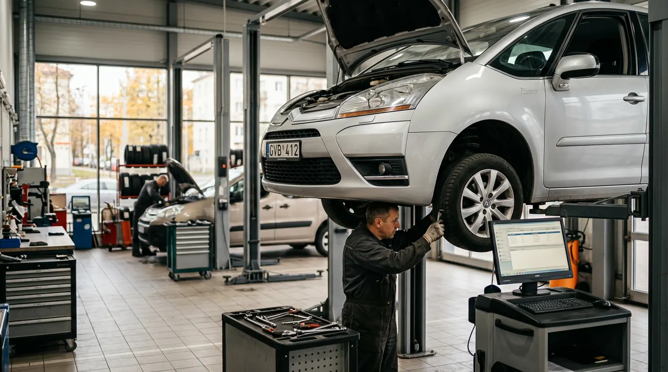 Citroen servisas ir remontas Vilniuje – darbai autoservise Vilnius