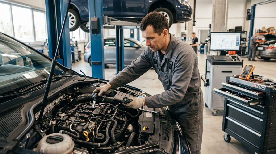 Degimo sistema – darbai autoservise Vilnius
