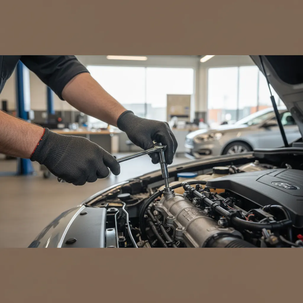 Ford servisas Kaune – kokybė prasideda nuo tinkamai parinkto meistro – proceso detalė, autoservisas Vilnius