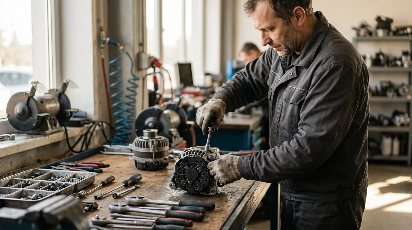 Generatorių remontas Vilniuje - AutoDio – proceso detalė, autoservisas Vilnius