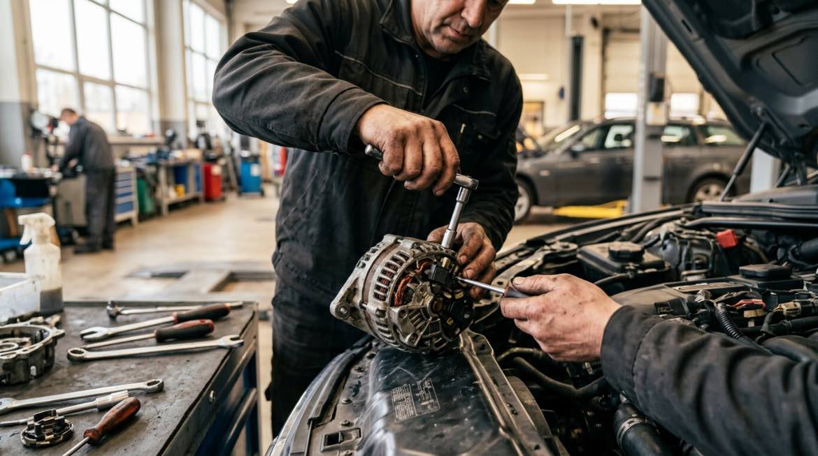 Generatorių remontas Vilniuje – Automyla – proceso detalė, autoservisas Vilnius