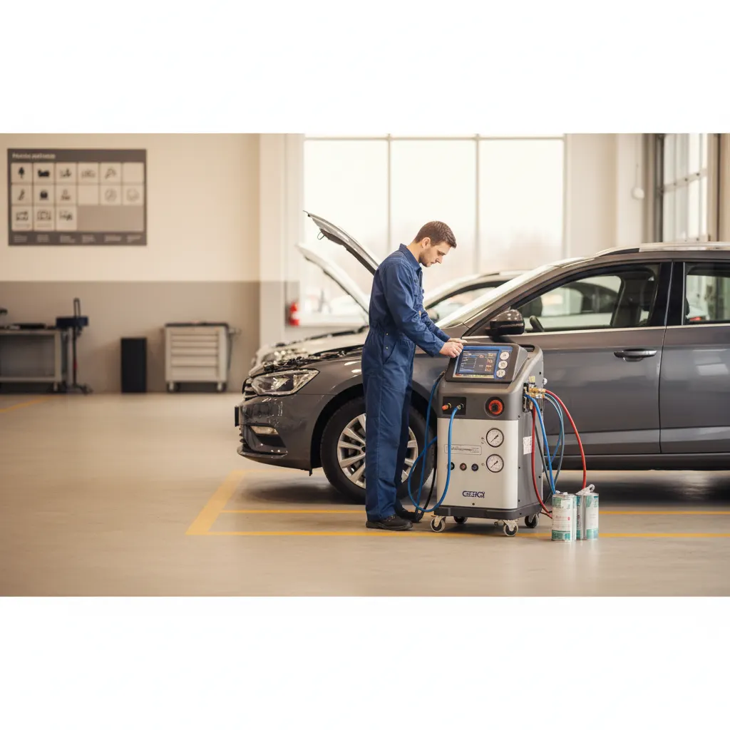 Kondicionierių pildymas Kaune – Proservisai Kaunas – darbai autoservise Vilnius