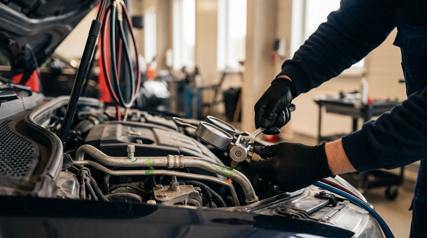 Kondicionierių remontas Klaipėdoje – Autopit – proceso detalė, autoservisas Vilnius