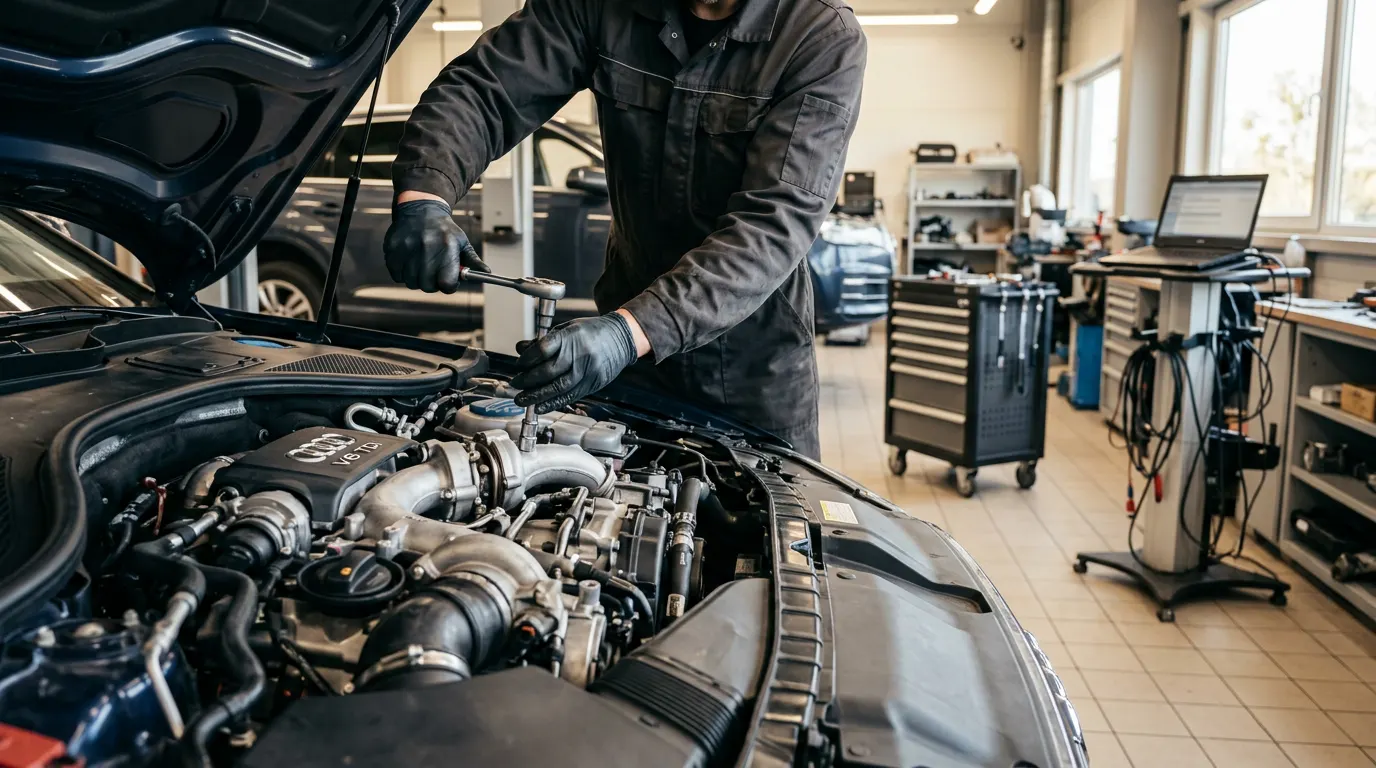 Negarantinių Audi servisas ir Audi remontas Vilniuje – AutoDio – proceso detalė, autoservisas Vilnius