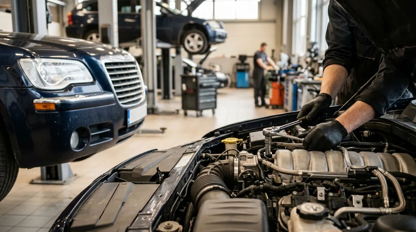 Negarantinių Chrysler servisas ir remontas Vilniuje – proceso detalė, autoservisas Vilnius