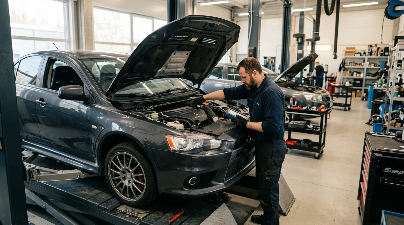 Negarantinių Mitsubishi remontas Vilniuje – darbai autoservise Vilnius