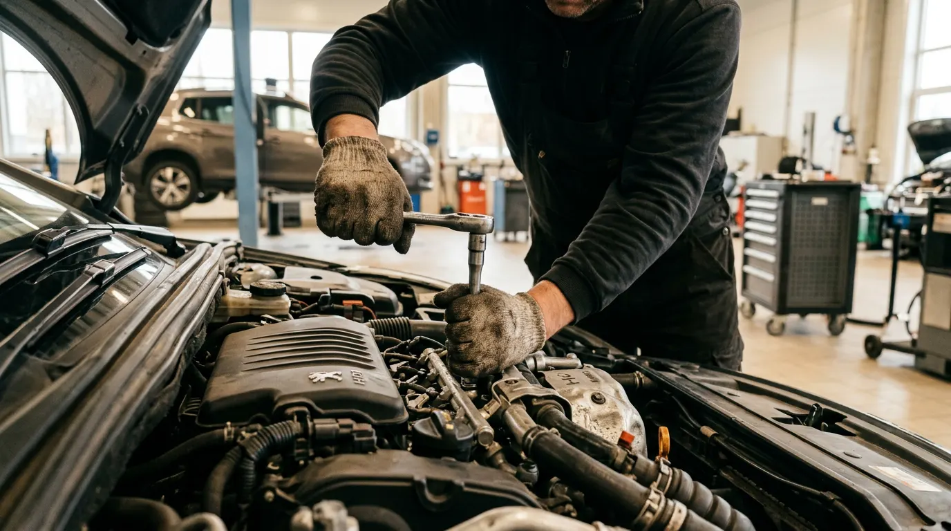 Negarantinių Peugeot automobilių servisas ir remontas Vilniuje – proceso detalė, autoservisas Vilnius