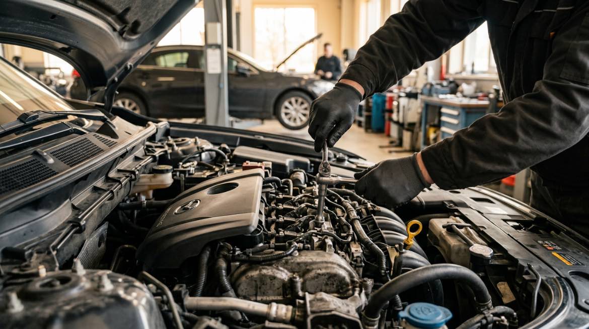 Neoficialus Mazda servisas Klaipėdoje - Autopit – proceso detalė, autoservisas Vilnius