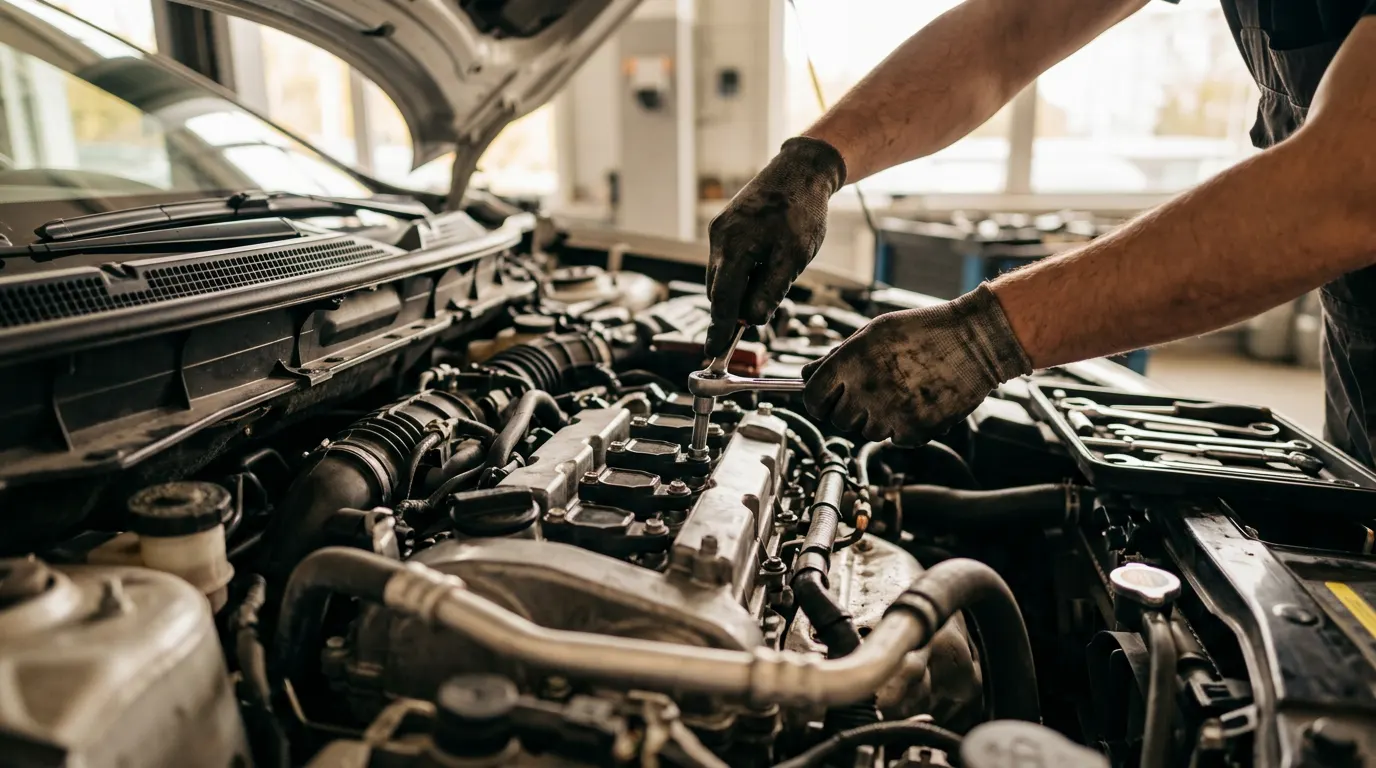 Nissan Servisas – Pigesnis Nissan Remontas Vilniuje – proceso detalė, autoservisas Vilnius