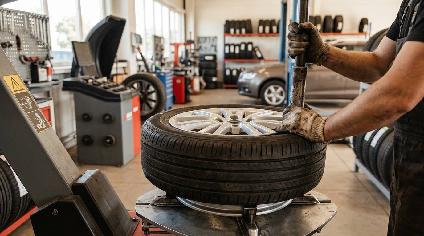 Padangų montavimas Klaipėdoje – Autopit – proceso detalė, autoservisas Vilnius
