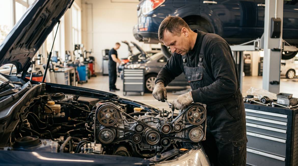Pagrindinio diržo keitimas Klaipėdoje – Autopit – darbai autoservise Vilnius
