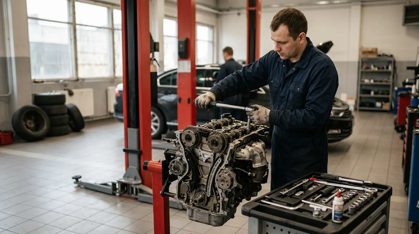 (Paskirstymo) variklio grandinės keitimas Vilniuje - AutoDio – darbai autoservise Vilnius