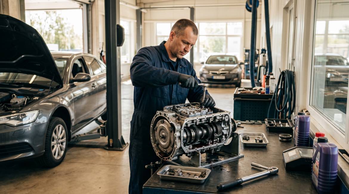 Pavarų dėžės – darbai autoservise Vilnius
