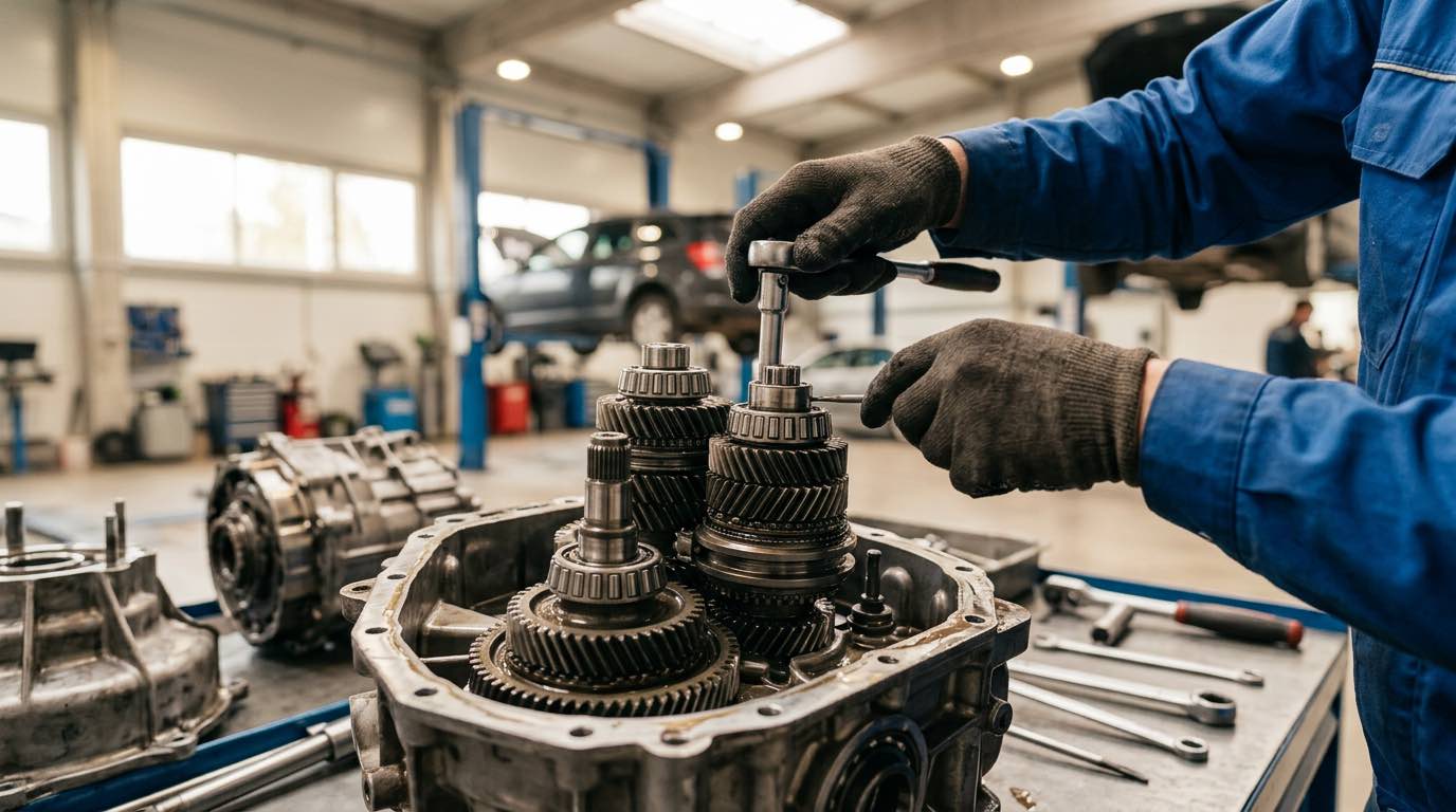 Pavarų dėžės – proceso detalė, autoservisas Vilnius