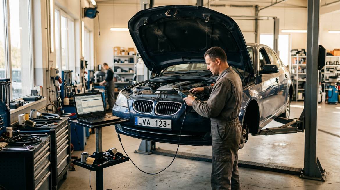 Pogarantinis BMW servisas Klaipėdoje – darbai autoservise Vilnius