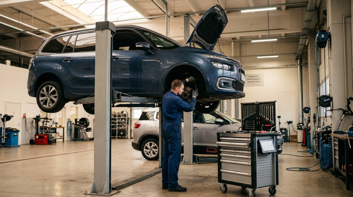 Pogarantinis CITROEN servisas Vilniuje. CITROEN remontas - Automyla – darbai autoservise Vilnius