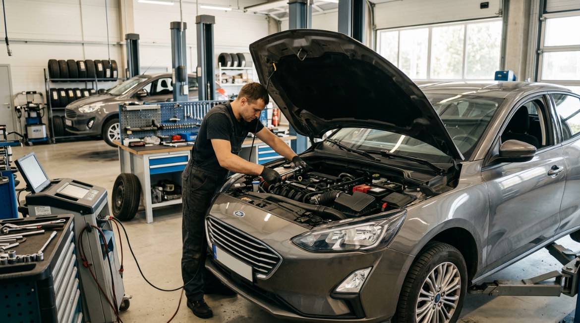Pogarantinis Ford servisas Vilniuje. Ford remontas - Automyla – darbai autoservise Vilnius