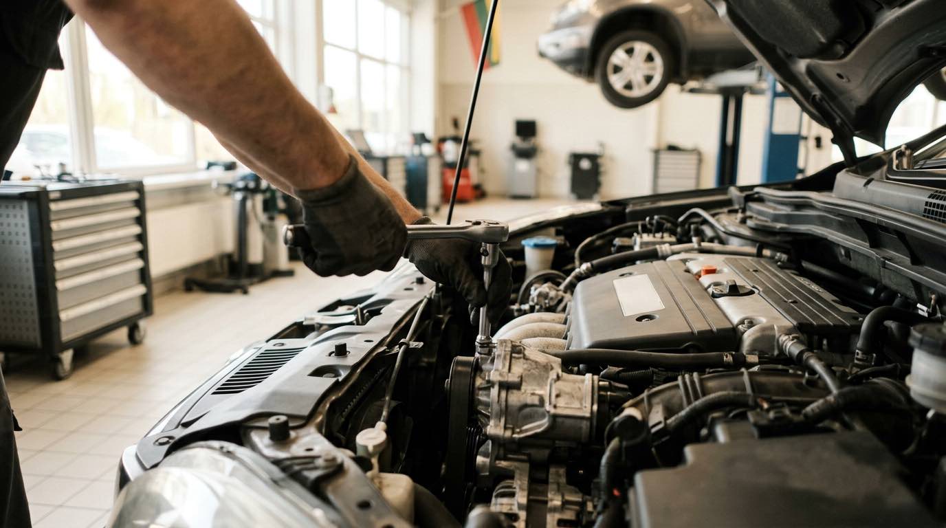 Pogarantinis Honda servisas Vilniuje. Honda remontas - Automyla – proceso detalė, autoservisas Vilnius