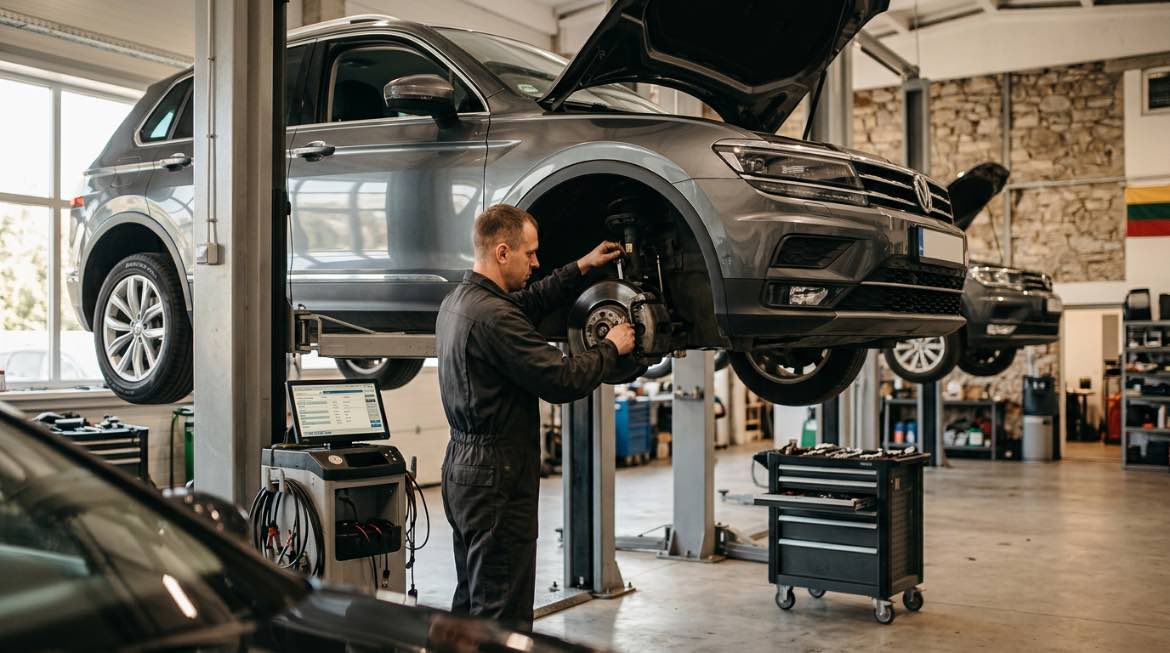 Pogarantinis VOLKSWAGEN servisas Vilniuje. VW Remontas – Automyla – darbai autoservise Vilnius