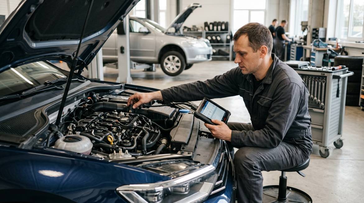 Profesionali Variklio Diagnostika Vilniuje – Automyla – darbai autoservise Vilnius