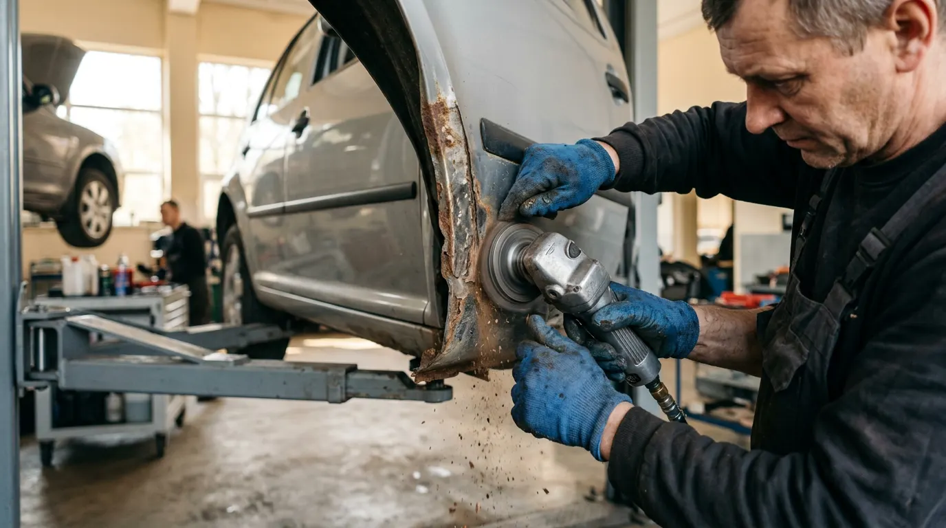 Rūdžių šalinimas Kaune – proceso detalė, autoservisas Vilnius