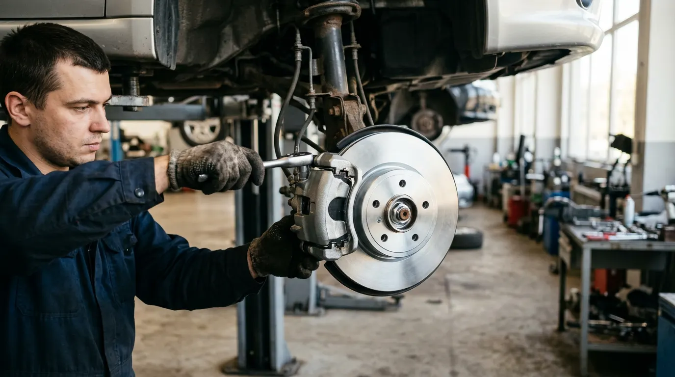 Stabdžių diskų keitimas Vilniuje - AutoDio – proceso detalė, autoservisas Vilnius