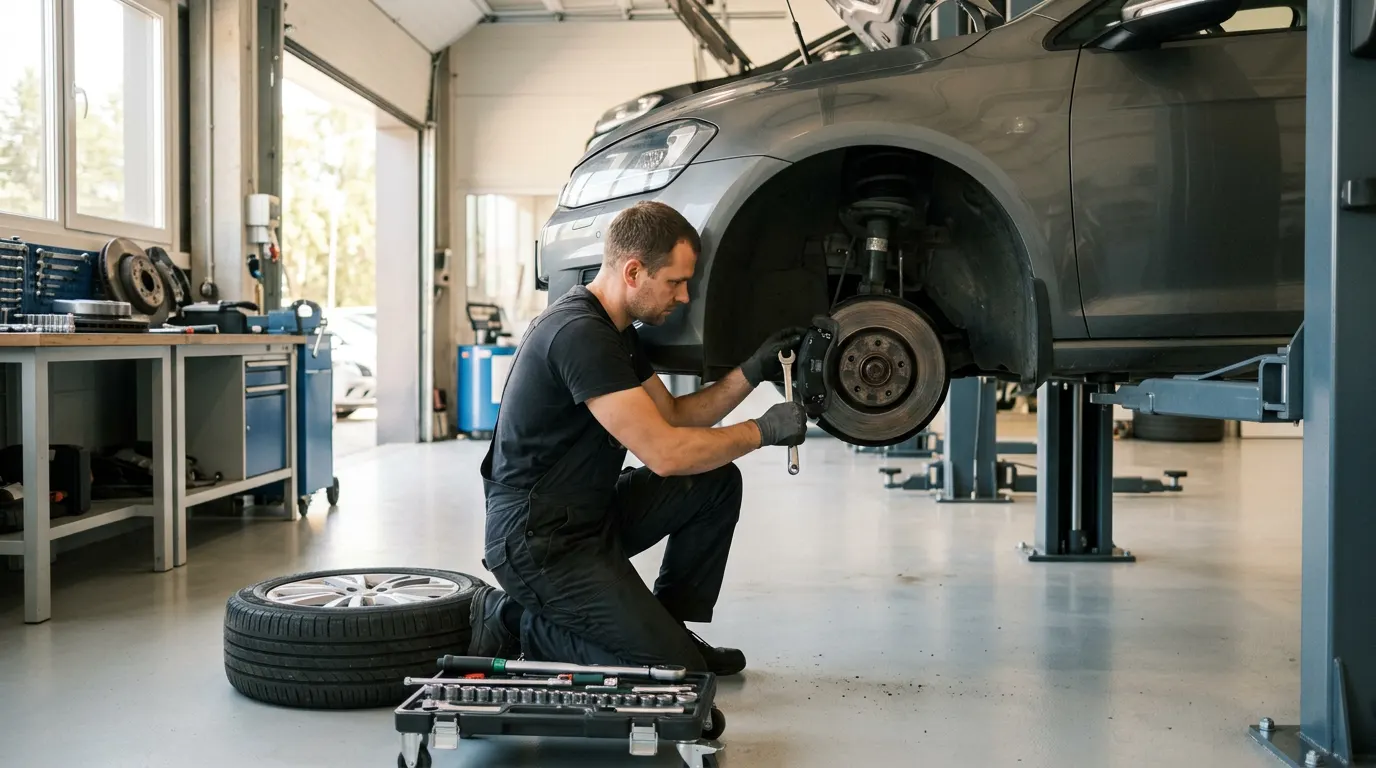 Stabdžių kaladėlių keitimas Kaune – darbai autoservise Vilnius