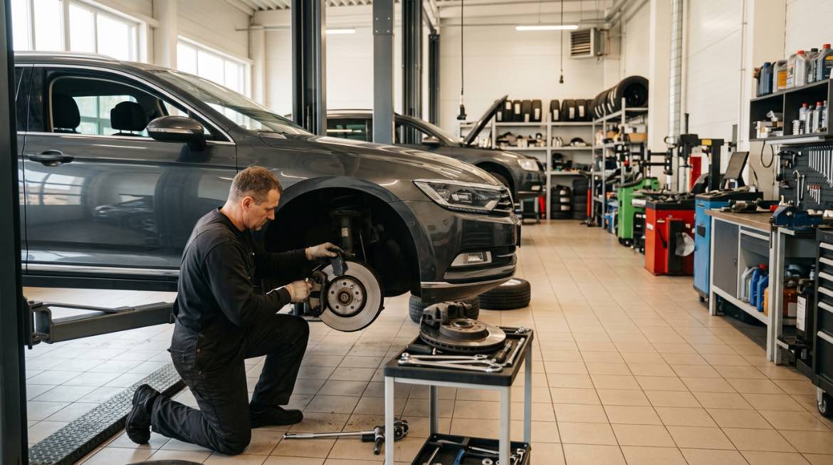 Stabdžių kaladėlių keitimas Vilniuje – Automyla – darbai autoservise Vilnius