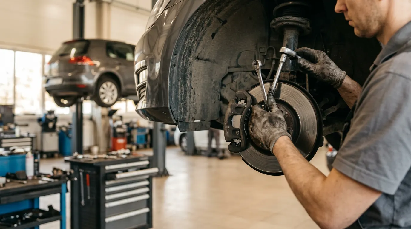 Stabdžių kaladėlių keitimas Vilniuje – nebrangiai – proceso detalė, autoservisas Vilnius