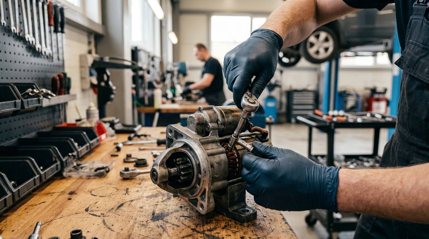Starterių remontas Klaipėdoje - Autopit – proceso detalė, autoservisas Vilnius