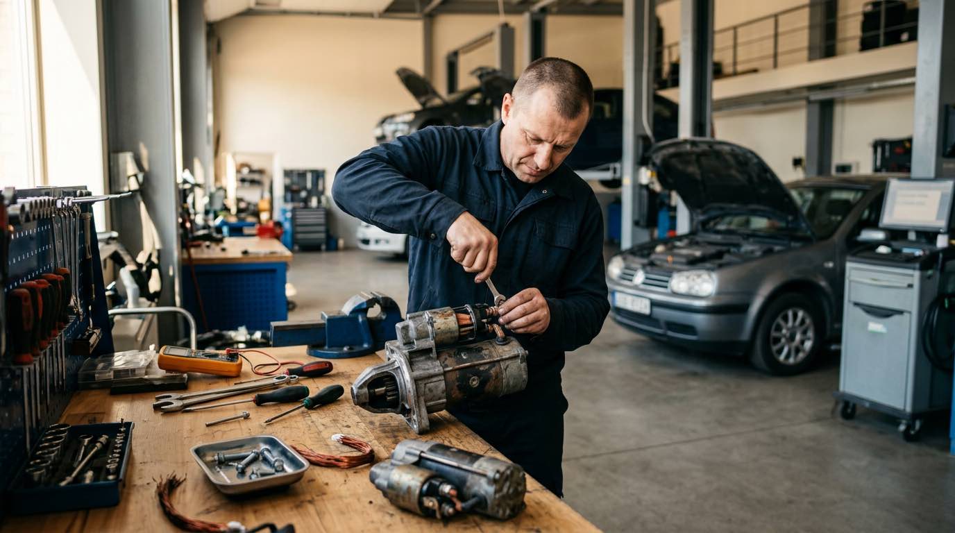 Starterių remontas Vilniuje – Automyla – darbai autoservise Vilnius