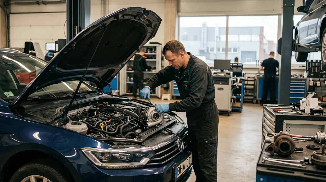 Turbinų remontas Vilniuje – darbai autoservise Vilnius
