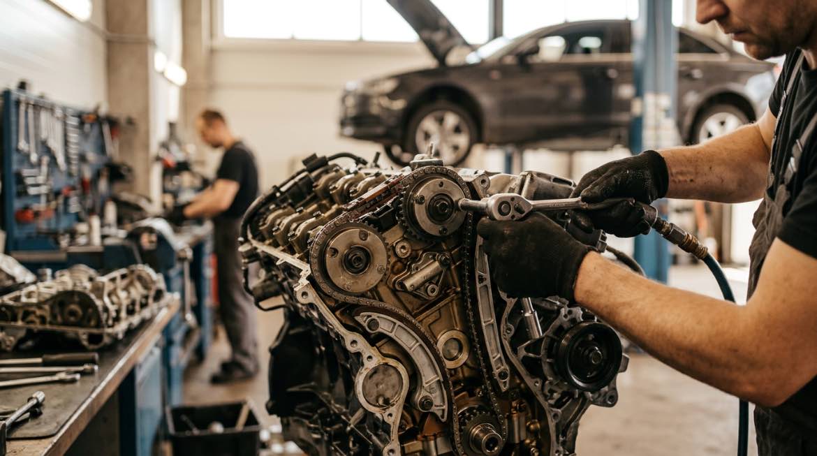 Variklio grandinės keitimas Vilniuje – Automyla – proceso detalė, autoservisas Vilnius