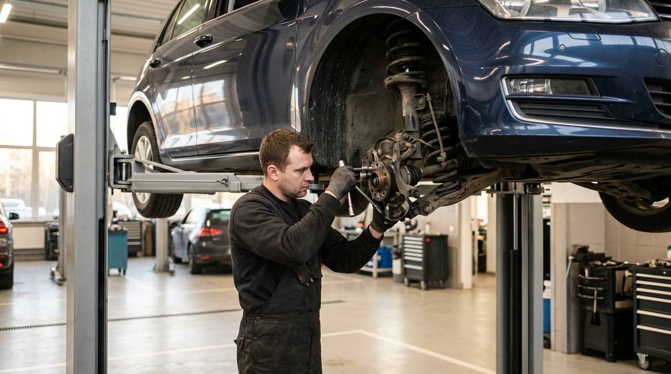 Važiuoklės remontas Vilniuje – Automyla – darbai autoservise Vilnius
