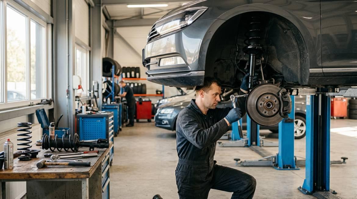 Amortizatoru maiņa Rīgā – darbi autoservisā Vilnius