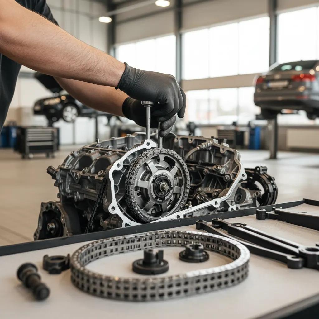 Audi variklio grandinės keitimas Vilniuje ir Kaune – proceso detalė, autoservisas Vilnius