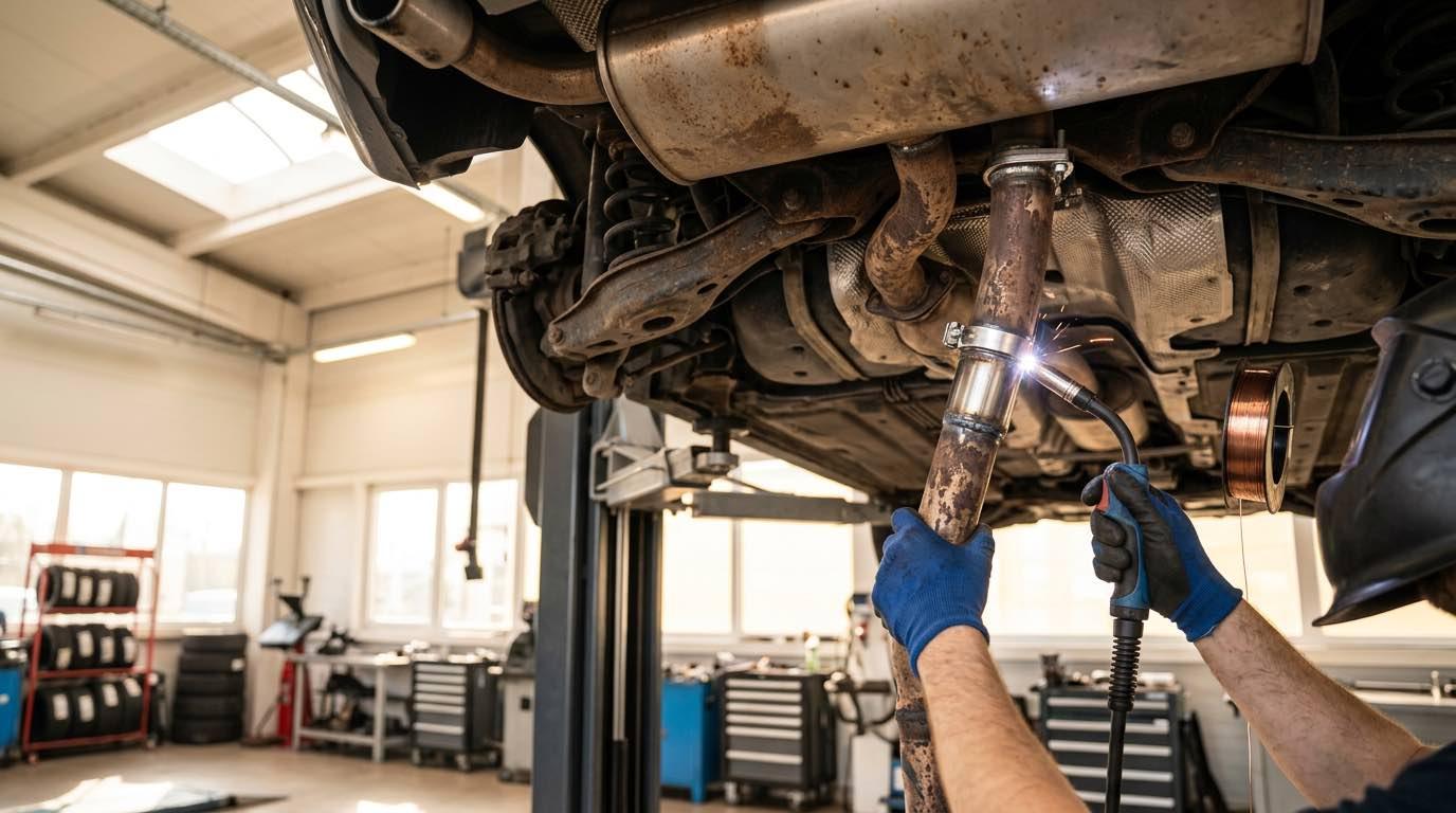 Auspūtēju remonts Rīgā - AUTOARA – procesa detaļa, autoservisas Vilnius