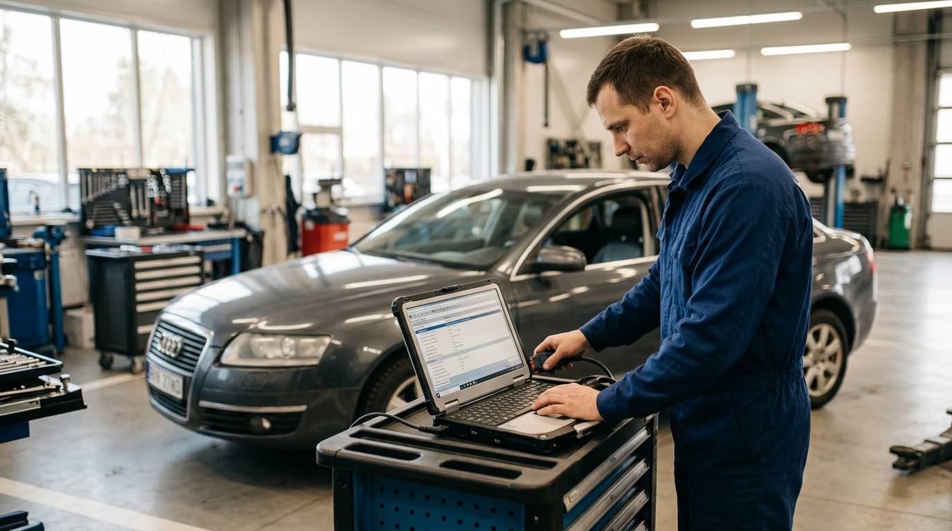Auto datordiagnostika Rīgā – darbi autoservisā Vilnius