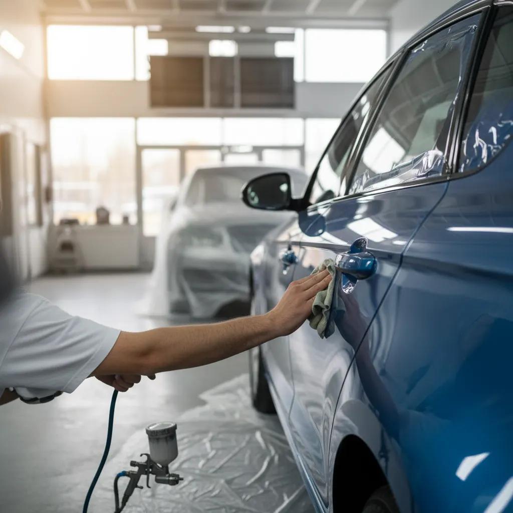 Automobilių dažymas Kaune – Proservisai Kaunas – proceso detalė, autoservisas Vilnius