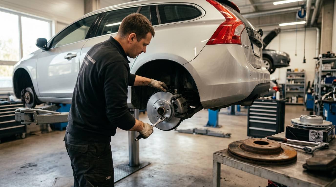Bremžu disku maiņa Rīgā – procesa detaļa, autoservisas Vilnius