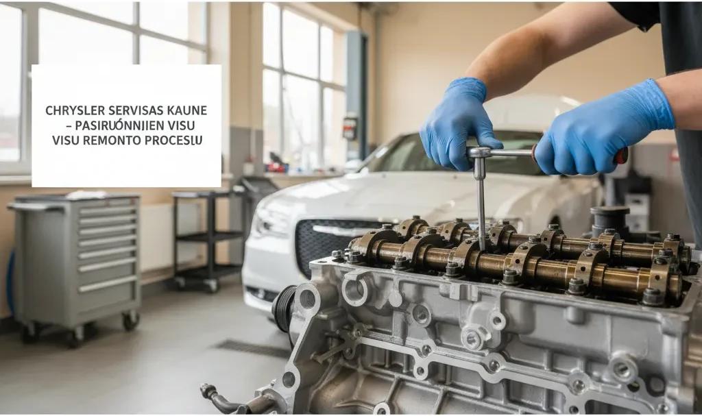 Chrysler remontas Kaune – techninės būklės patikra autoservise