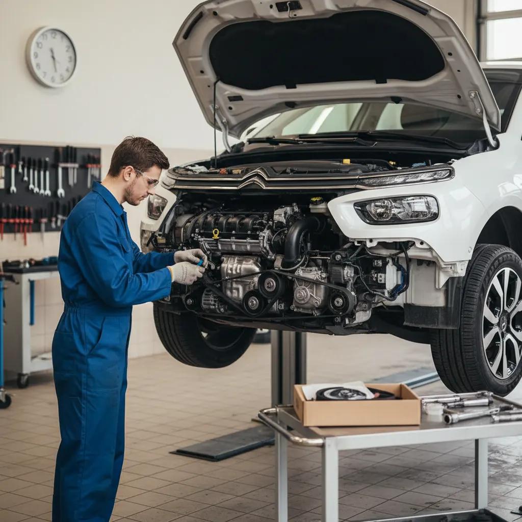 Citroen pagrindinio diržo keitimas Vilniuje ir Kaune – darbai autoservise Vilnius
